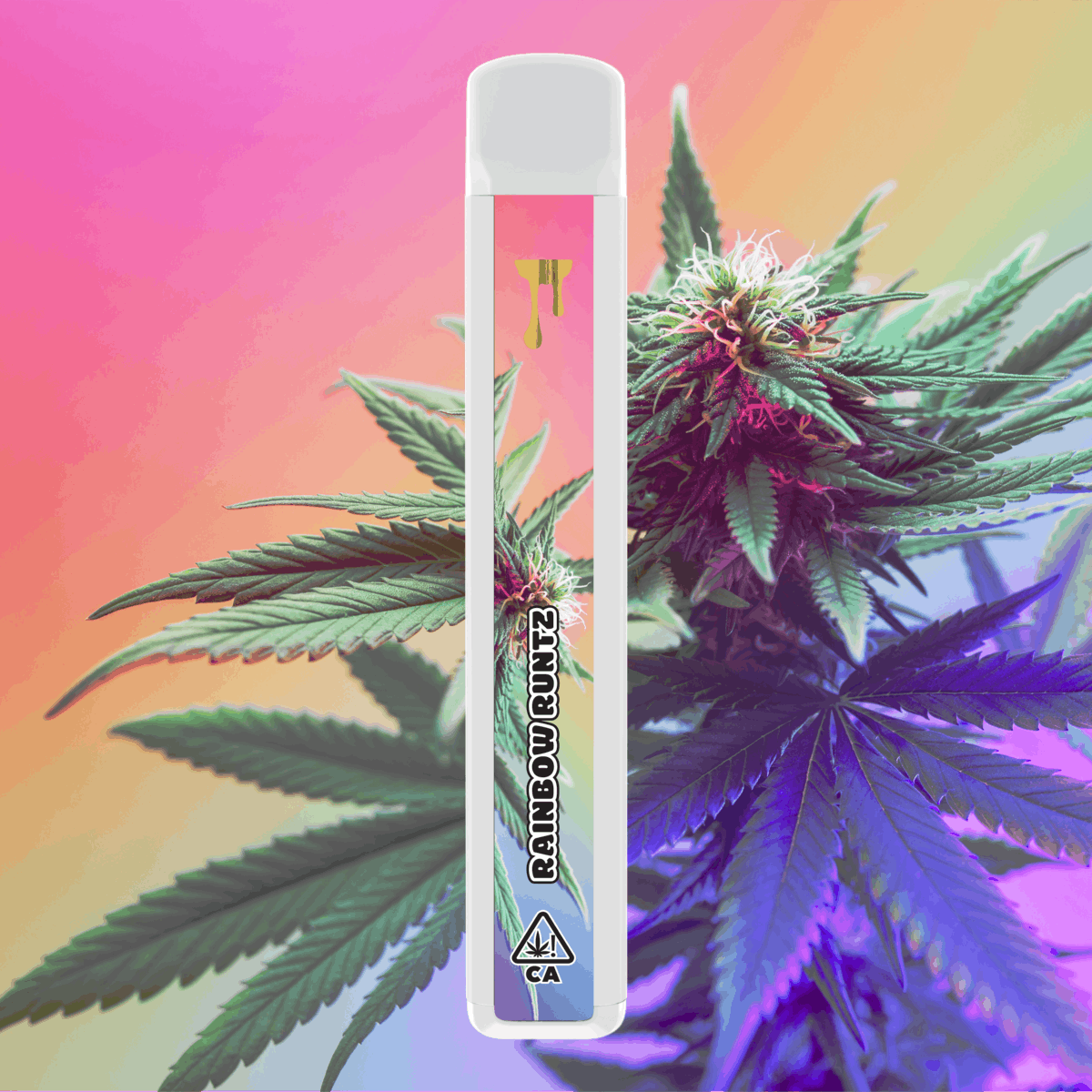 Cryo Cured Resin - Rainbow Runtz - Disposable 1G